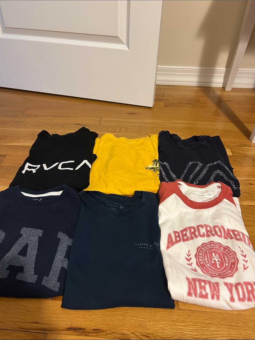 RVCA  fish hippie co gap Abercrombie boy Tee Pack